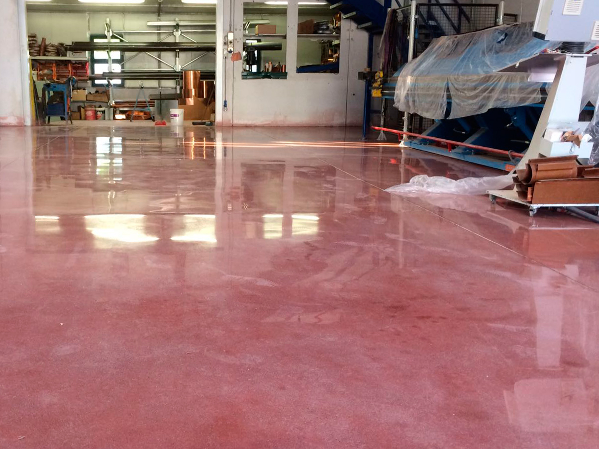 Cemento lucidato, alternativa ecologica e duratura al pavimento in ... Pavimenti in resina o cemento